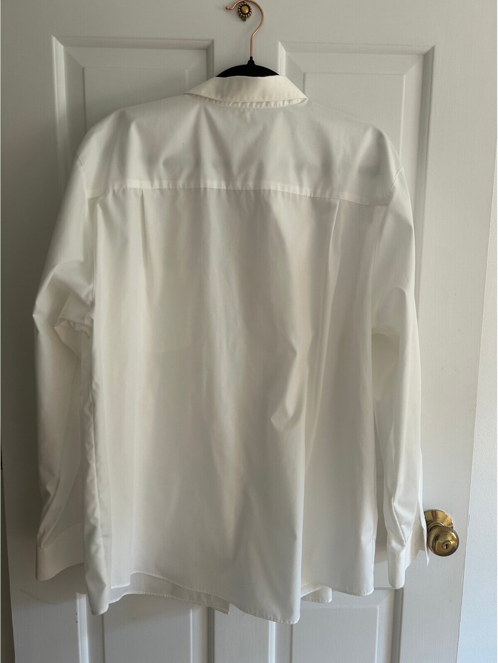 Foxcroft Women's Wrinkle Free White Button Down Shirt Long Sleeve 18 2X - Picture 2 of 3